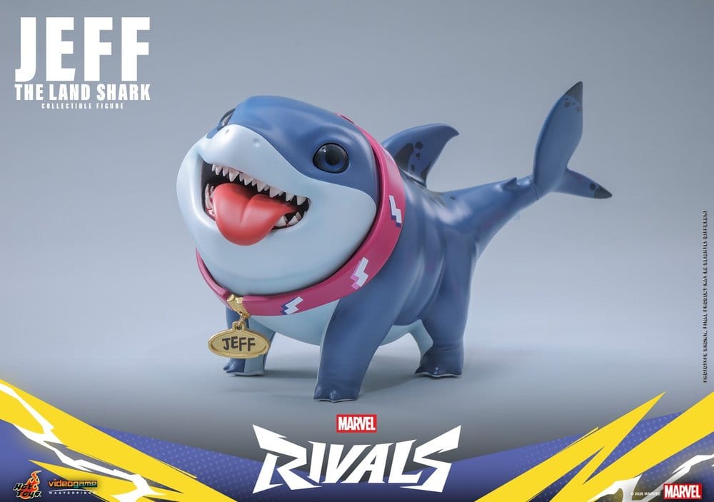 Marvel Rivals Videogame Masterpiece Series Actionfigur Jeff the Land Shark 11 cm - Preorder - ETA: 25.02.2027