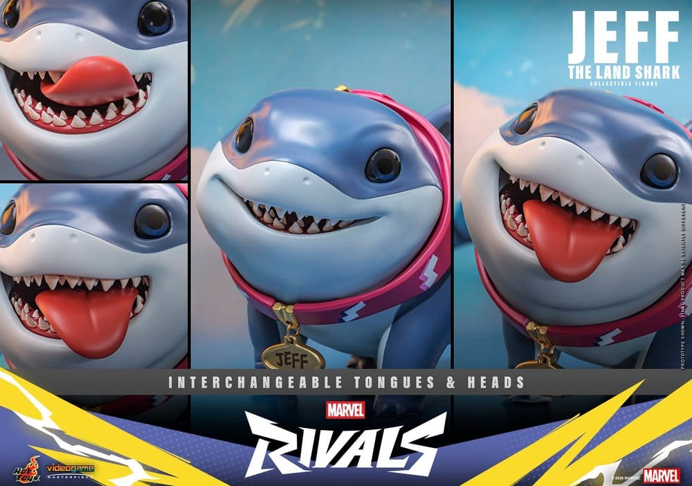 Marvel Rivals Videogame Masterpiece Series Actionfigur Jeff the Land Shark 11 cm - Preorder - ETA: 25.02.2027