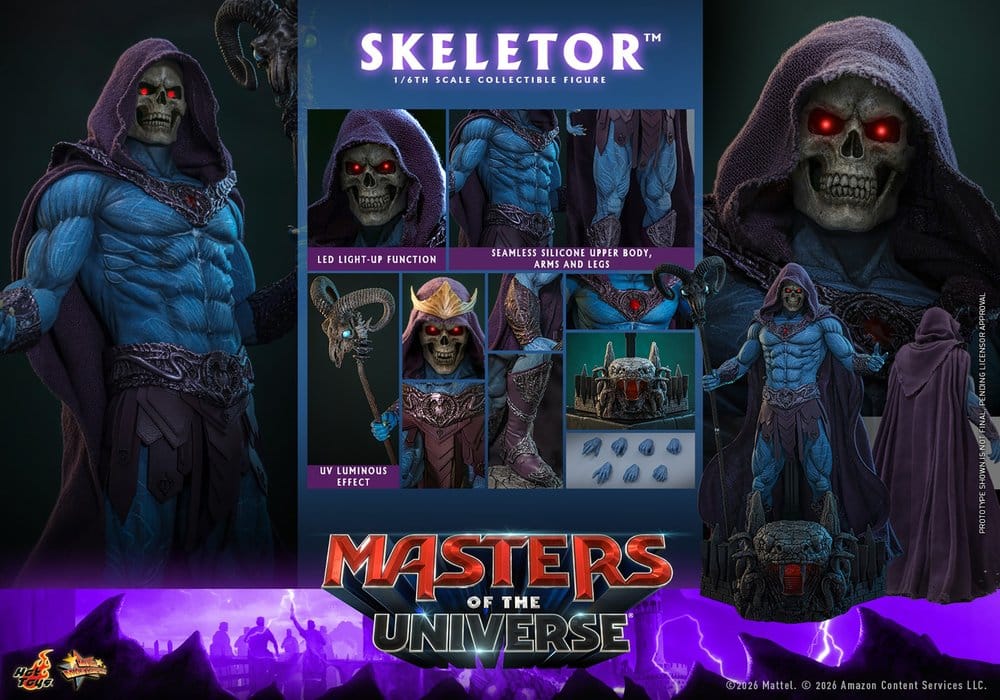 Masters of the Universe Movie Masterpiece Actionfigur 1/6 Skeletor 31 cm - Preorder - ETA: 25.08.2027
