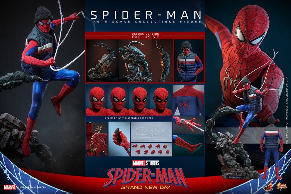 Marvel Spider-Man: Brand New Day Actionfigur 1/6 Spider-Man (Deluxe Version) 29 cm - Preorder - ETA: 25.08.2027
