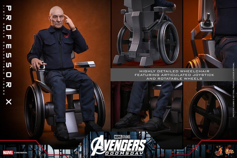 Marvel X-Men Actionfigur 1/6 Professor X 25 cm - Preorder - ETA: 25.11.2027