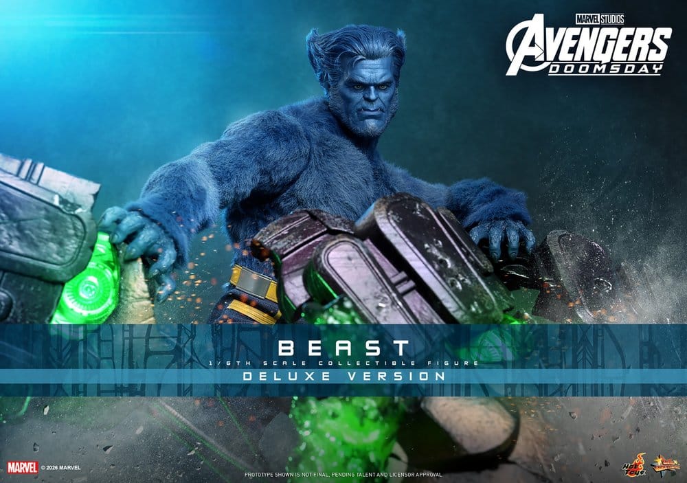 Marvel X-Men Movie Masterpiece Actionfigur 1/6 Beast (Deluxe Version) 33 cm - Preorder - ETA: 25.11.2027