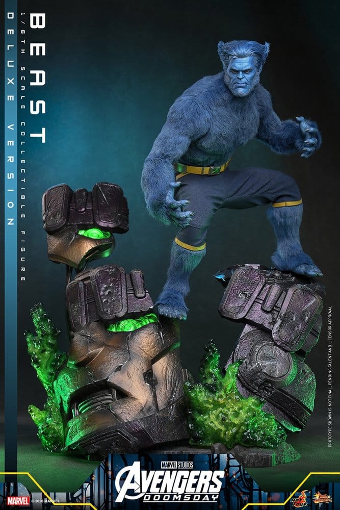 Marvel X-Men Movie Masterpiece Actionfigur 1/6 Beast (Deluxe Version) 33 cm - Preorder - ETA: 25.11.2027