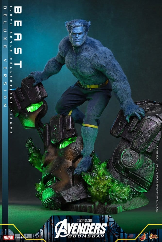 Marvel X-Men Movie Masterpiece Actionfigur 1/6 Beast (Deluxe Version) 33 cm - Preorder - ETA: 25.11.2027