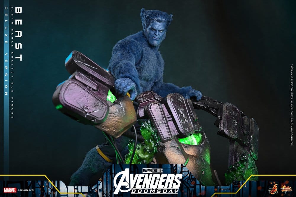 Marvel X-Men Movie Masterpiece Actionfigur 1/6 Beast (Deluxe Version) 33 cm - Preorder - ETA: 25.11.2027