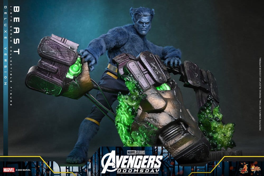 Marvel X-Men Movie Masterpiece Actionfigur 1/6 Beast (Deluxe Version) 33 cm - Preorder - ETA: 25.11.2027