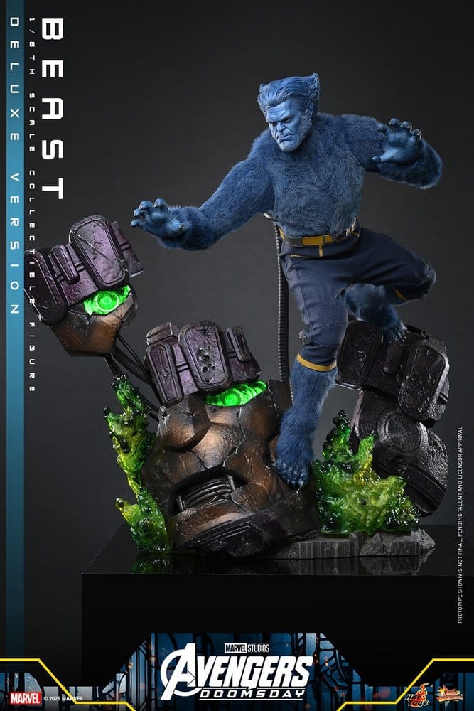 Marvel X-Men Movie Masterpiece Actionfigur 1/6 Beast (Deluxe Version) 33 cm - Preorder - ETA: 25.11.2027
