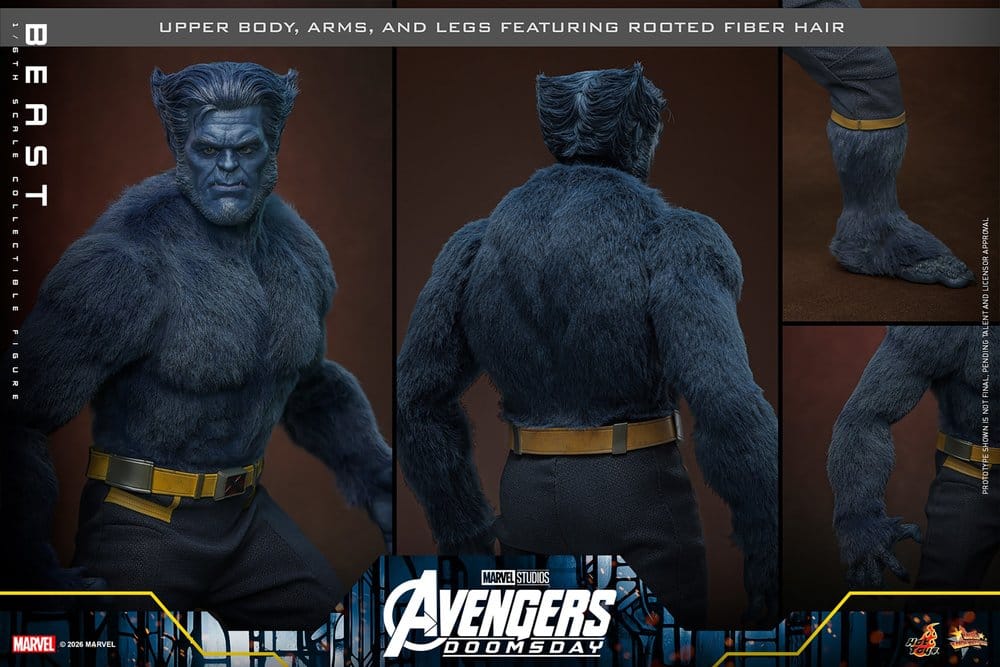 Marvel X-Men Movie Masterpiece Actionfigur 1/6 Beast (Deluxe Version) 33 cm - Preorder - ETA: 25.11.2027