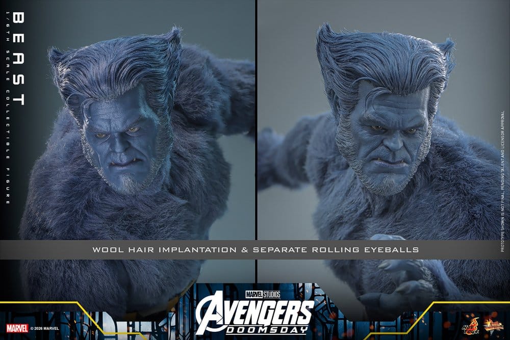 Marvel X-Men Movie Masterpiece Actionfigur 1/6 Beast (Collector Edition) 33 cm - Preorder - ETA: 25.11.2027