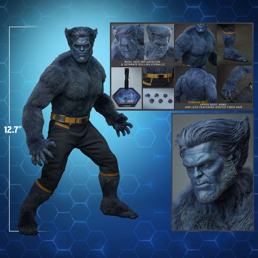 Marvel X-Men Movie Masterpiece Actionfigur 1/6 Beast (Collector Edition) 33 cm - Preorder - ETA: 25.11.2027