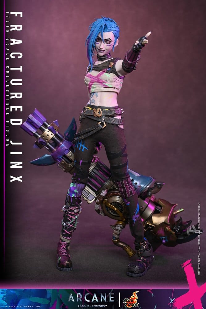 Arcane Actionfigur 1/6 Fractured Jinx 28 cm - Preorder - ETA: 25.02.2027