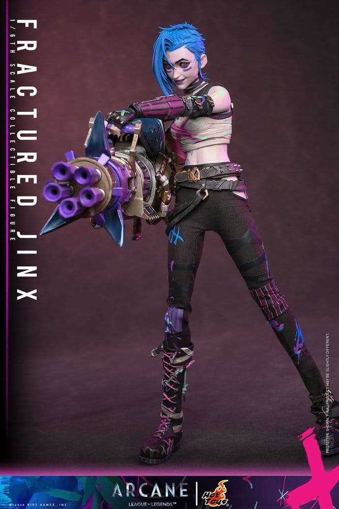 Arcane Actionfigur 1/6 Fractured Jinx 28 cm - Preorder - ETA: 25.02.2027