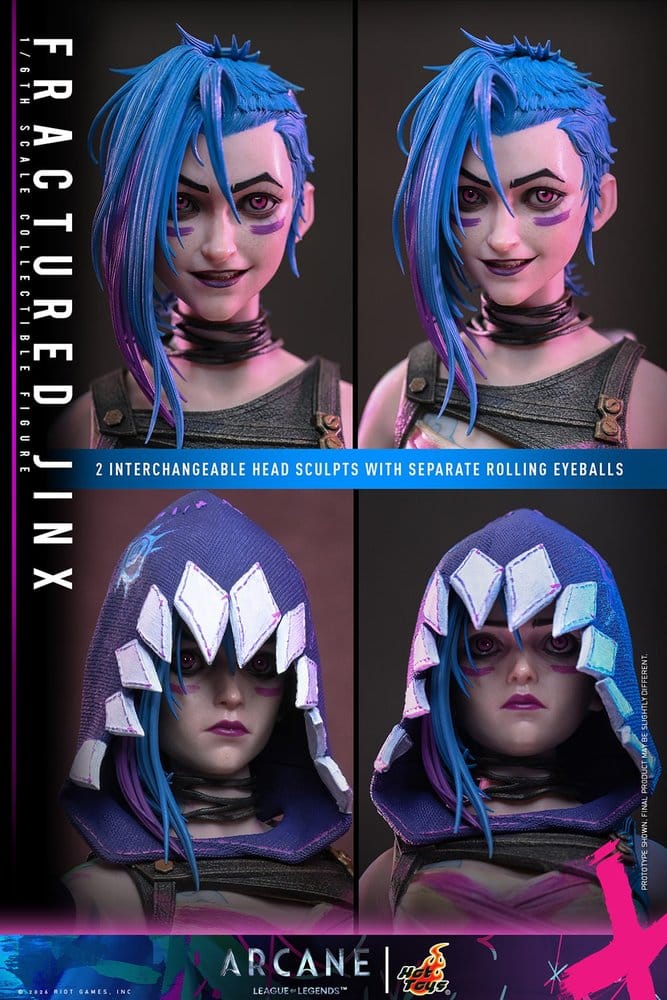 Arcane Actionfigur 1/6 Fractured Jinx 28 cm - Preorder - ETA: 25.02.2027