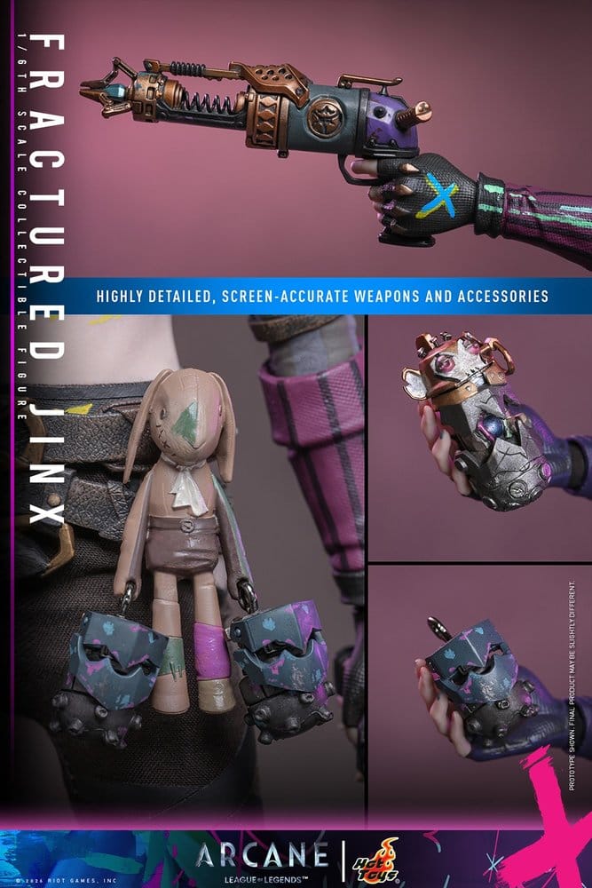 Arcane Actionfigur 1/6 Fractured Jinx 28 cm - Preorder - ETA: 25.02.2027