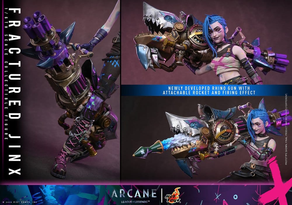 Arcane Actionfigur 1/6 Fractured Jinx 28 cm - Preorder - ETA: 25.02.2027
