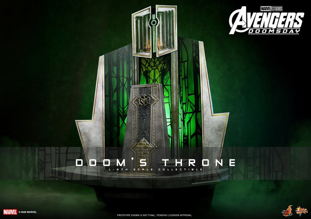 Avengers: Doomsday Movie Masterpiece Actionfiguren-Zubehör 1/6 Doom's Thron 33 cm - Preorder - ETA: 25.02.2027
