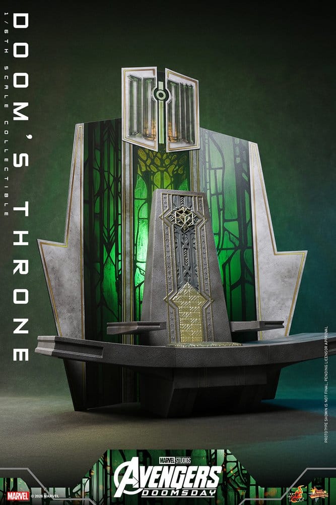 Avengers: Doomsday Movie Masterpiece Actionfiguren-Zubehör 1/6 Doom's Thron 33 cm - Preorder - ETA: 25.02.2027