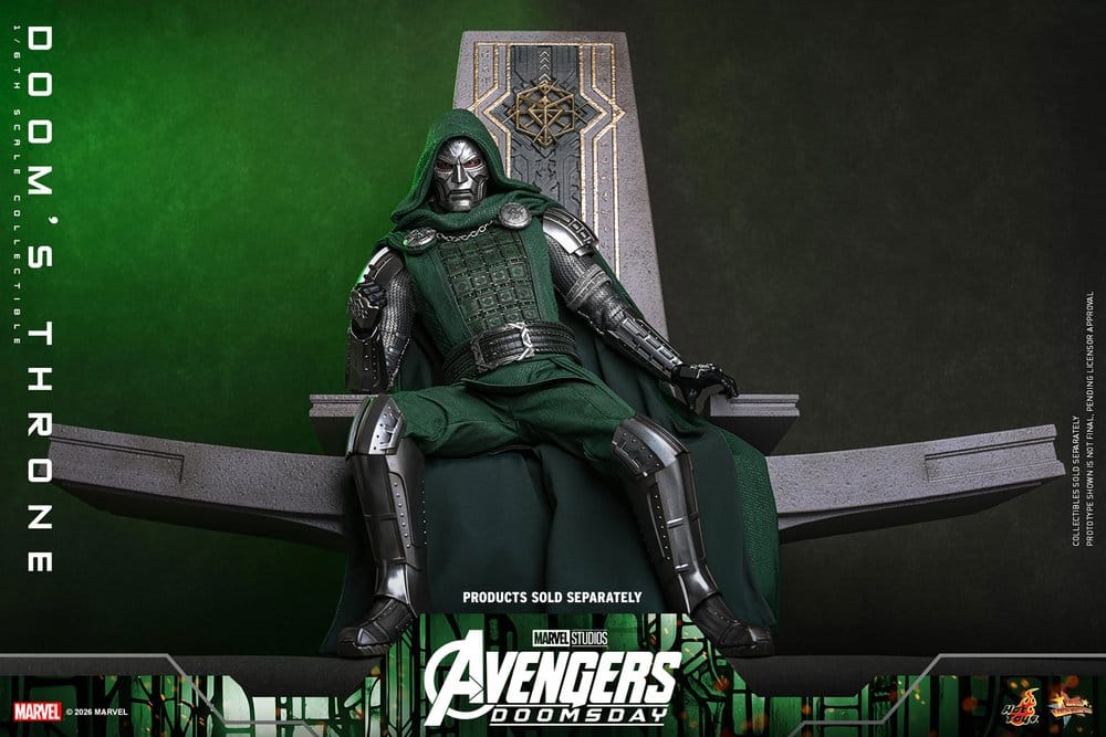Avengers: Doomsday Movie Masterpiece Actionfiguren-Zubehör 1/6 Doom's Thron 33 cm - Preorder - ETA: 25.02.2027