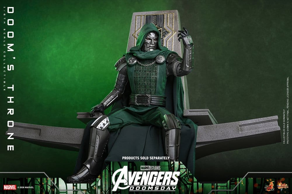 Avengers: Doomsday Movie Masterpiece Actionfiguren-Zubehör 1/6 Doom's Thron 33 cm - Preorder - ETA: 25.02.2027