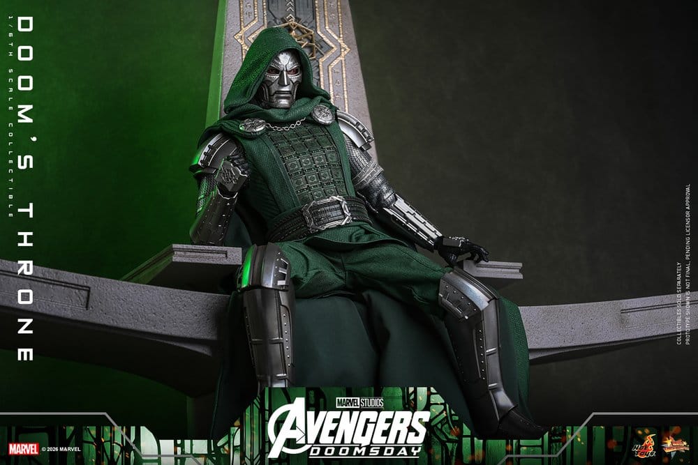 Avengers: Doomsday Movie Masterpiece Actionfiguren-Zubehör 1/6 Doom's Thron 33 cm - Preorder - ETA: 25.02.2027