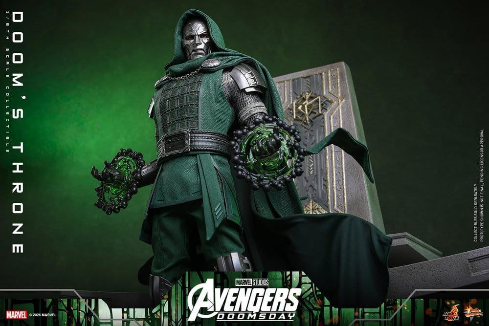 Avengers: Doomsday Movie Masterpiece Actionfiguren-Zubehör 1/6 Doom's Thron 33 cm - Preorder - ETA: 25.02.2027