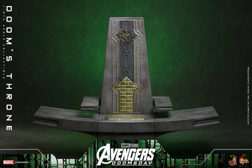 Avengers: Doomsday Movie Masterpiece Actionfiguren-Zubehör 1/6 Doom's Thron 33 cm - Preorder - ETA: 25.02.2027