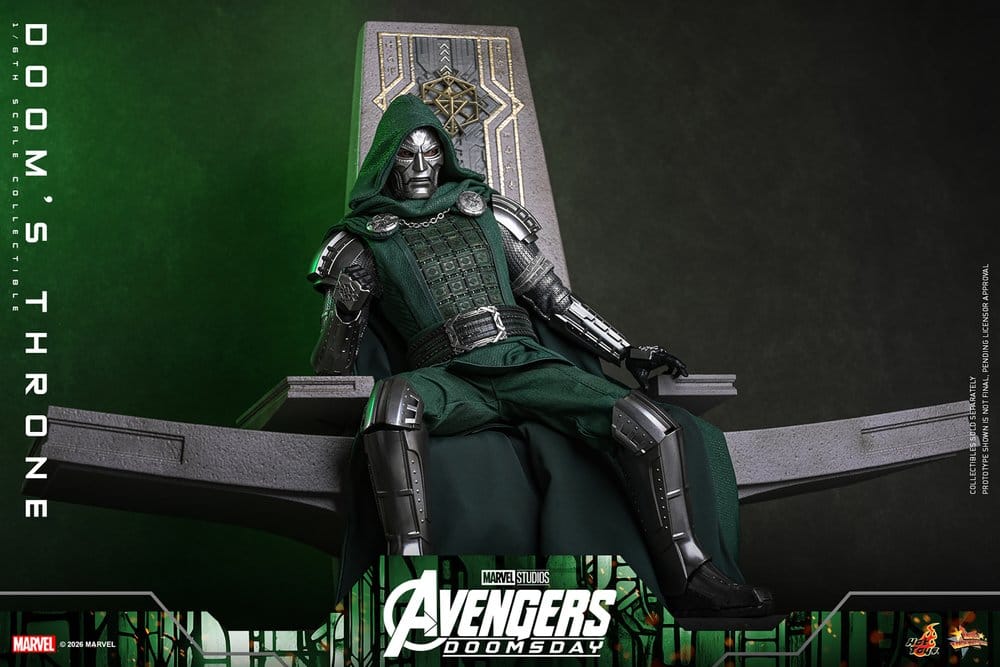 Avengers: Doomsday Movie Masterpiece Actionfiguren-Zubehör 1/6 Doom's Thron 33 cm - Preorder - ETA: 25.02.2027