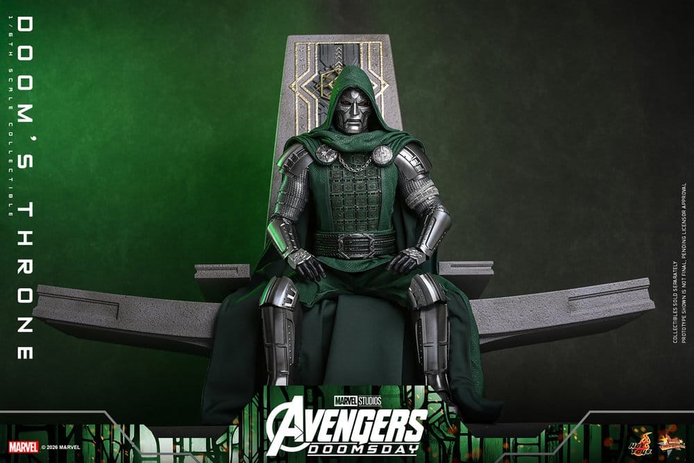 Avengers: Doomsday Movie Masterpiece Actionfiguren-Zubehör 1/6 Doom's Thron 33 cm - Preorder - ETA: 25.02.2027