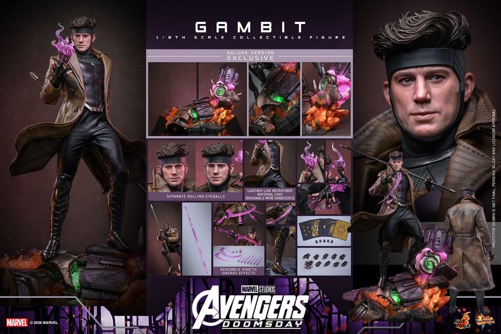 Avengers: Doomsday Movie Masterpiece Actionfigur 1/6 Gambit (Deluxe Version) 31 cm - Preorder - ETA: 25.06.2027
