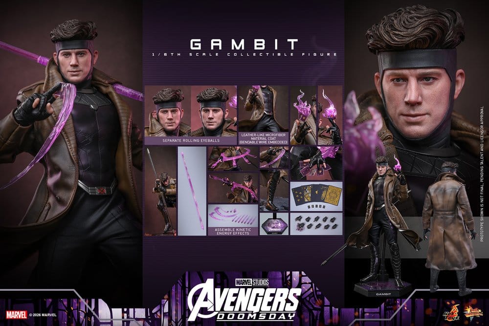 Avengers: Doomsday Movie Masterpiece Actionfigur 1/6 Gambit 31 cm - Preorder - ETA: 25.06.2027