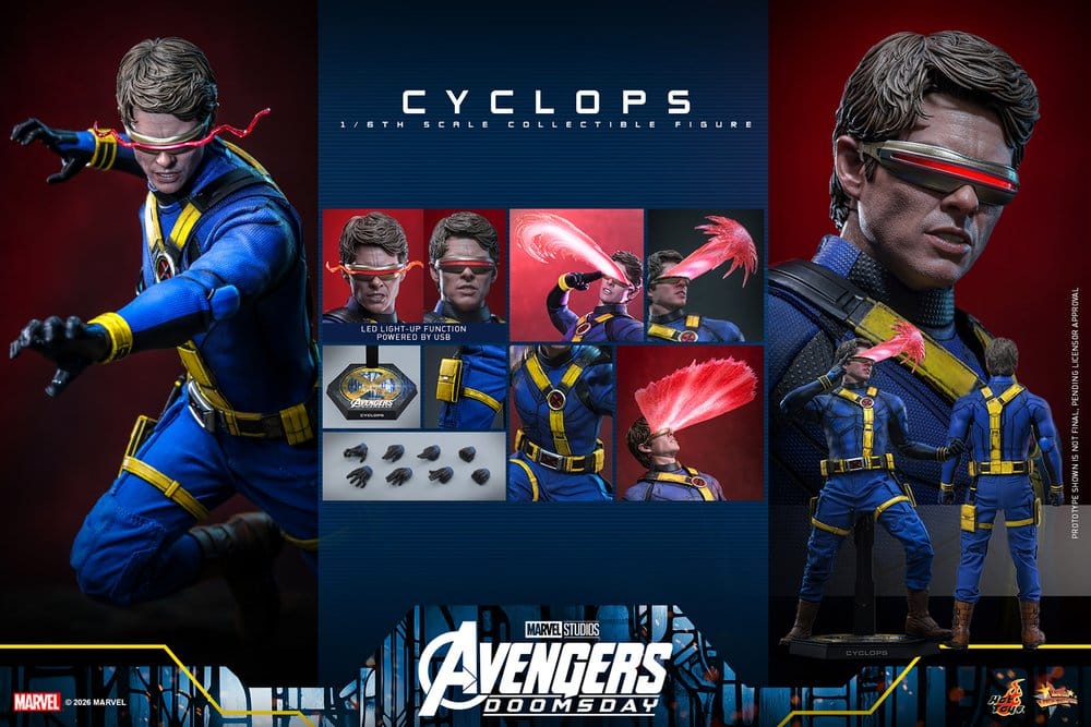 Avengers: Doomsday Movie Masterpiece Actionfigur 1/6 Cyclops 30 cm - Preorder - ETA: 25.02.2027