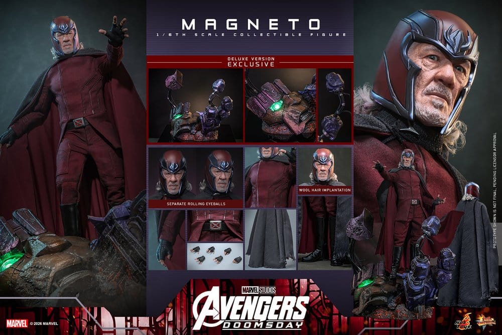 Avengers: Doomsday Movie Masterpiece Actionfigur 1/6 Magneto (Deluxe Version) 30 cm - Preorder - ETA: 25.11.2027