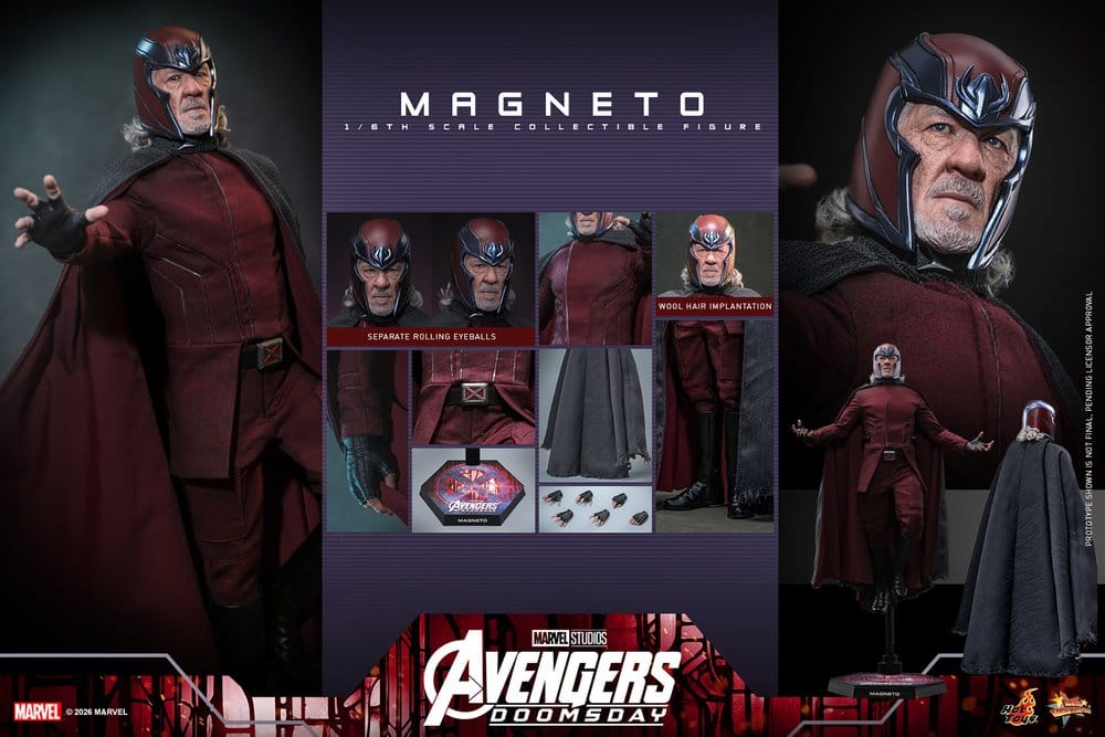 Avengers: Doomsday Movie Masterpiece Actionfigur 1/6 Magneto 30 cm - Preorder - ETA: 25.11.2027