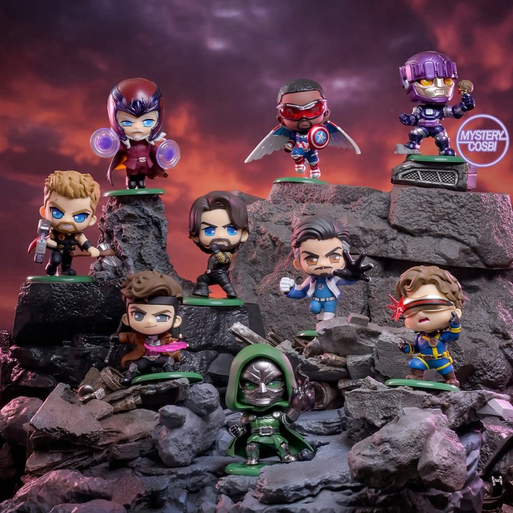 Marvel Cosbi Minifiguren 11 cm Avengers: Doomsday Blind Box Display (8) - Preorder - ETA: 25.11.2026
