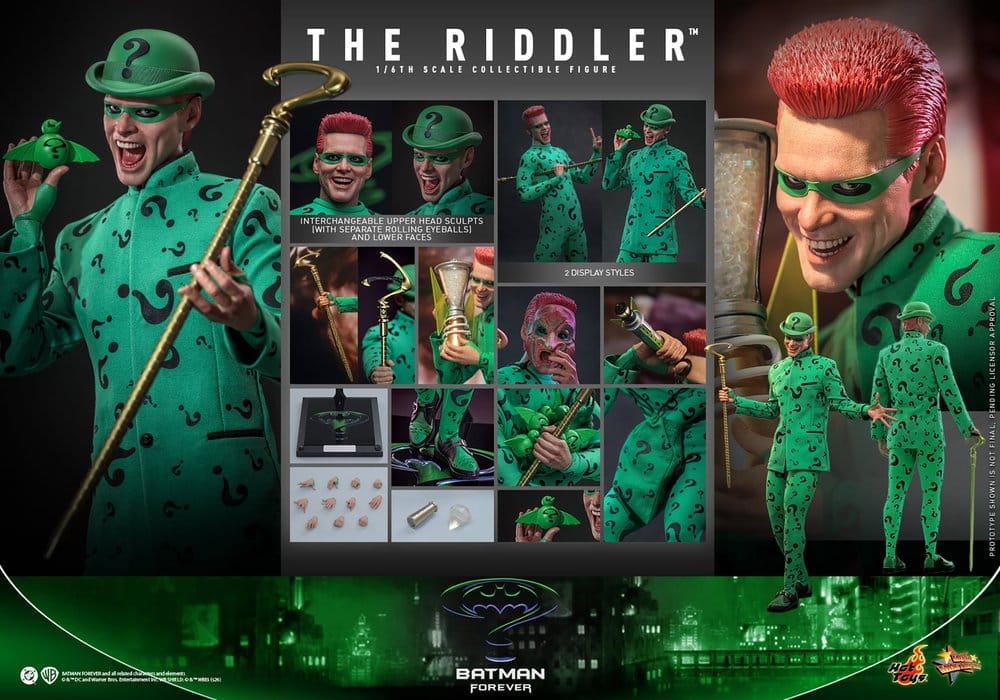 DC Comics Batman Forever Movie Masterpiece Actionfigur 1/6 Riddler 31 cm - Preorder - ETA: 25.11.2027