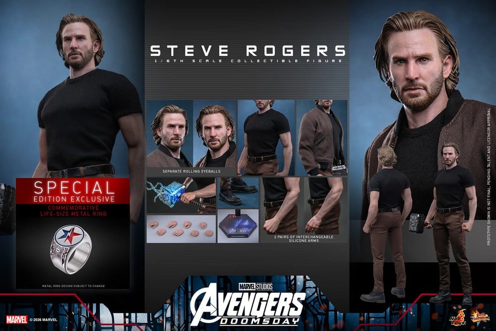 Marvel Avengers: Doomsday Movie Masterpiece Actionfigur 1/6 Steve Rogers (Deluxe Version) 31 cm - Preorder - ETA: 25.11.2027