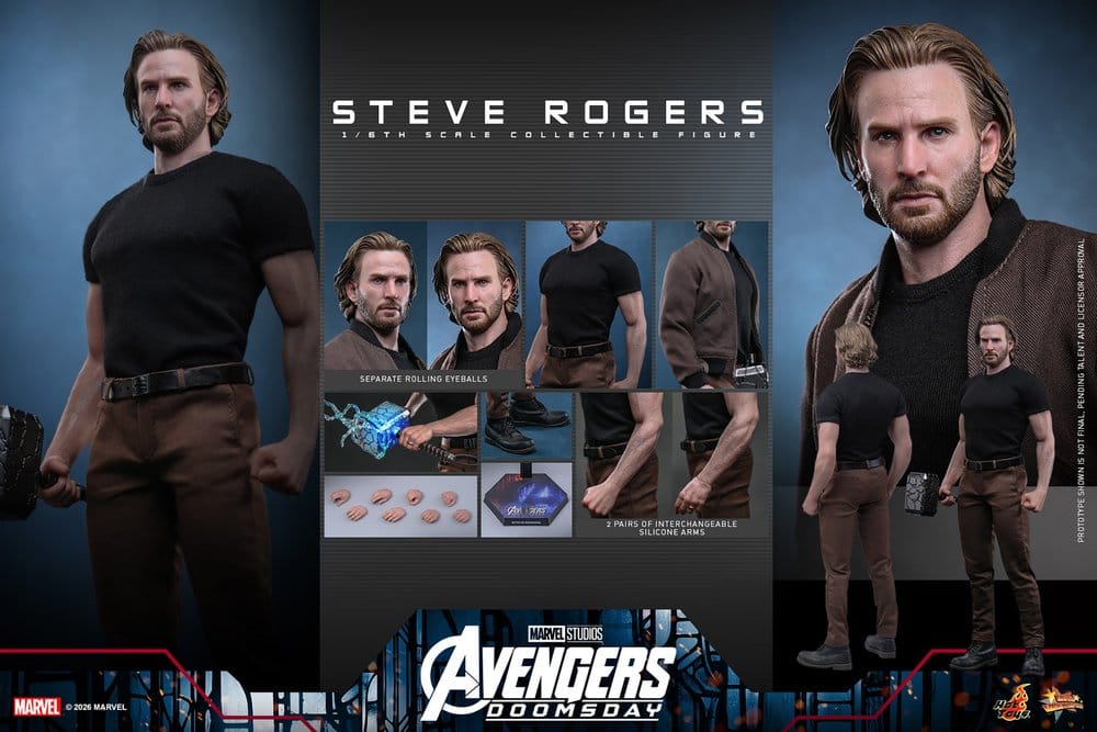 Marvel Avengers: Doomsday Movie Masterpiece Actionfigur 1/6 Steve Rogers 31 cm - Preorder - ETA: 25.11.2027