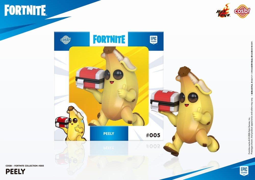 Fortnite Cosbi Minifigur Peely 8 cm - Preorder - ETA: 16.10.2026