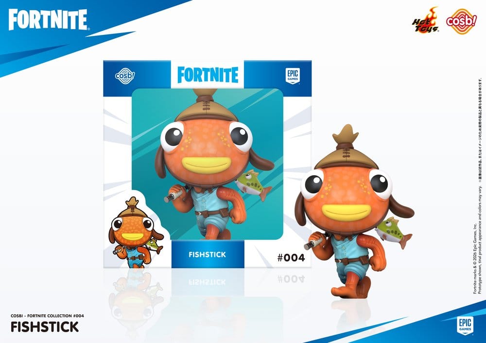 Fortnite Cosbi Minifigur Fishstick 8 cm - Preorder - ETA: 16.10.2026