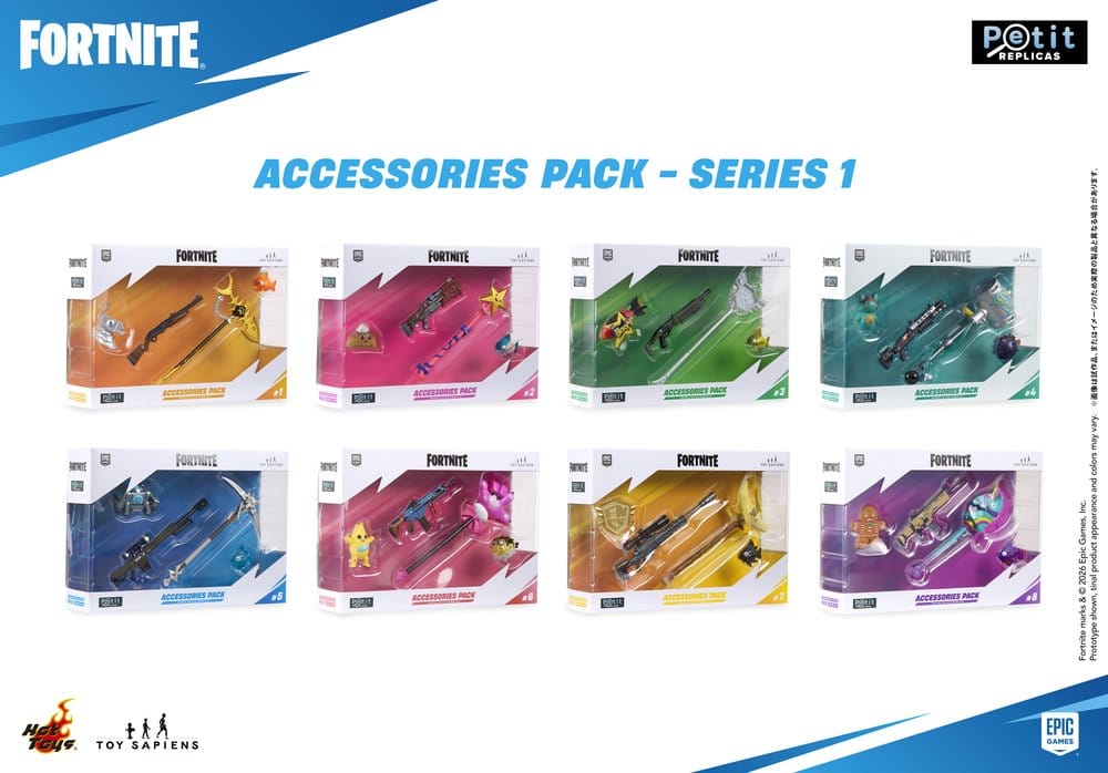 Fortnite Petit Replicas Zubehörpaket Serie 1 Sortiment (8) - Preorder - ETA: 21.02.2027