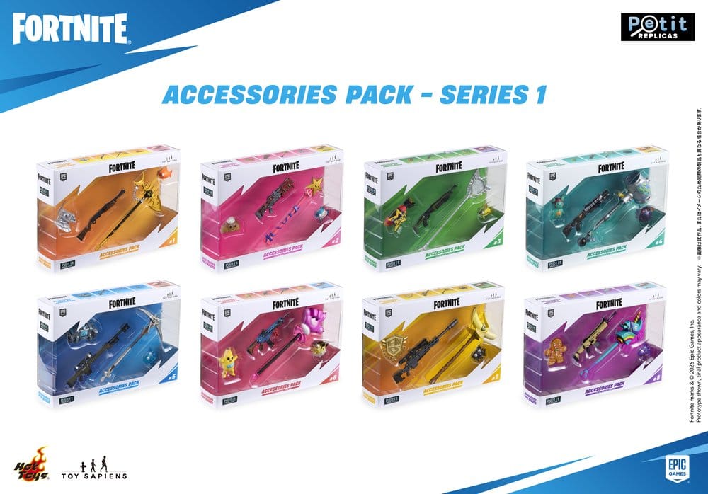 Fortnite Petit Replicas Zubehörpaket Serie 1 Sortiment (8) - Preorder - ETA: 21.02.2027
