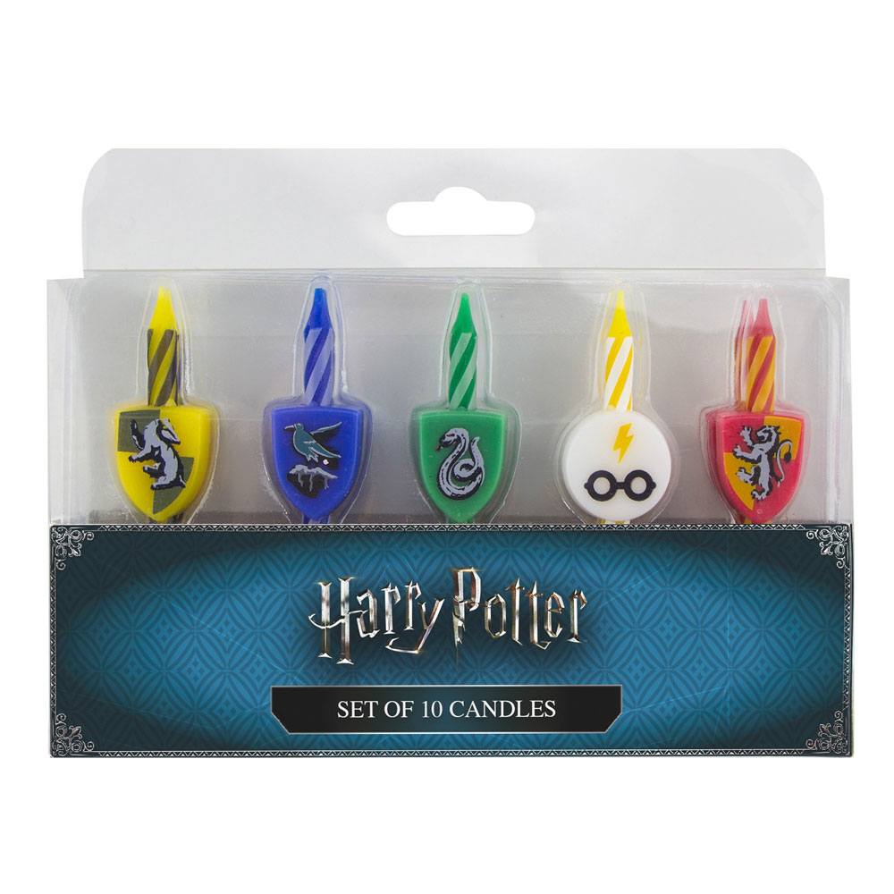 Harry Potter Kuchenkerzen 10er-Pack Logos - Versand: 5-7 Tage nach Bestellung