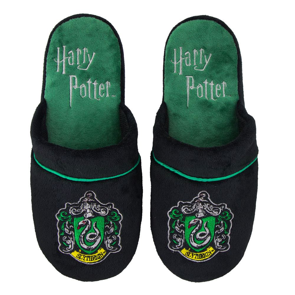 Harry Potter Hausschuhe Slytherin  Größe S/M - Versand: 5-7 Tage nach Bestellung