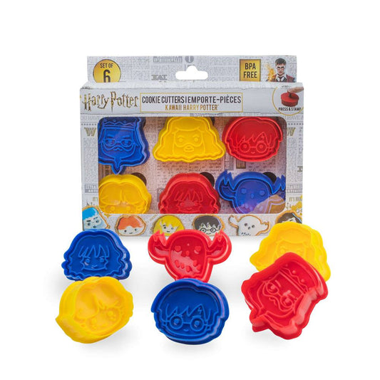 Harry Potter Ausstechformen / Keksstempel 6er-Pack Kawaii - Versand: 5-7 Tage nach Bestellung