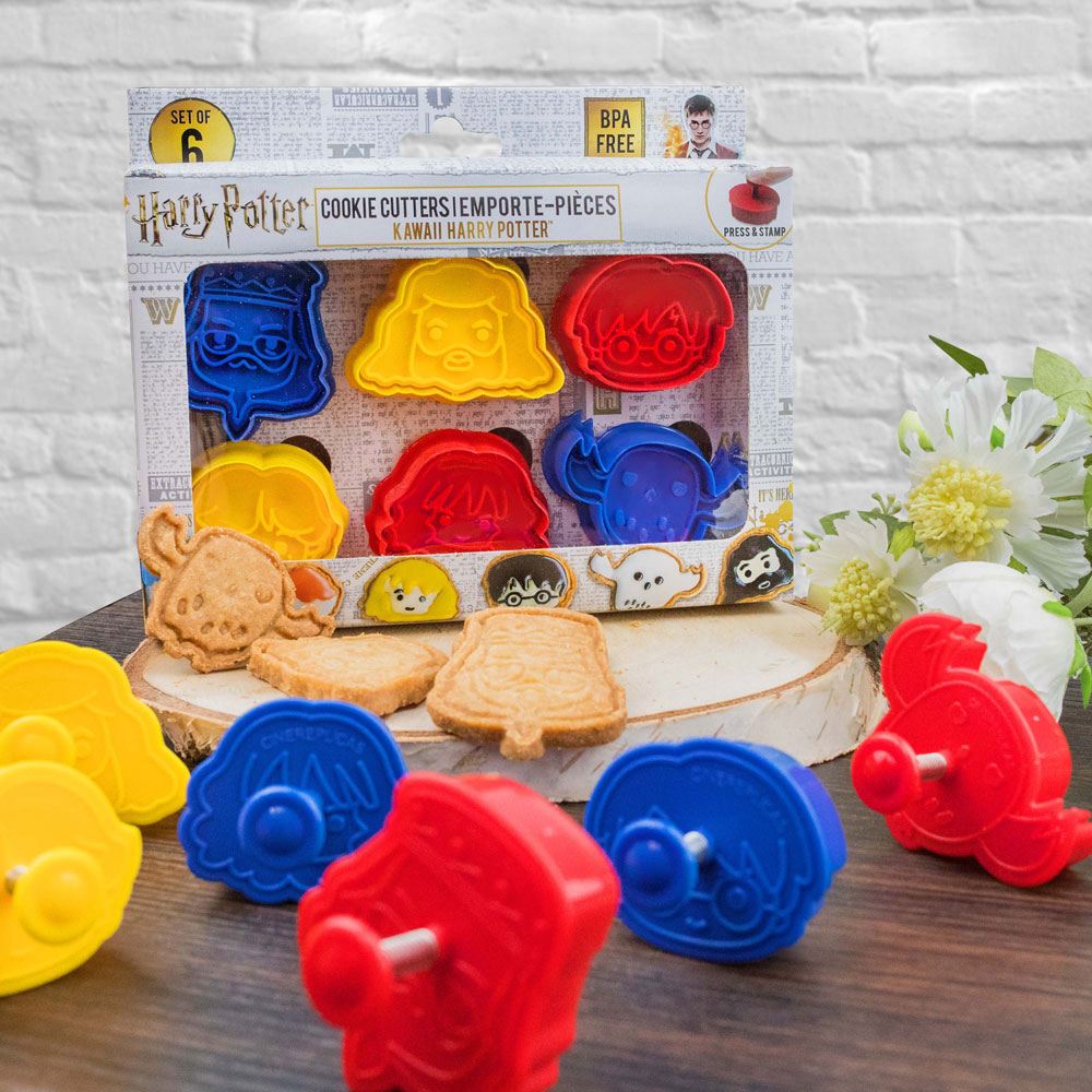 Harry Potter Ausstechformen / Keksstempel 6er-Pack Kawaii - Versand: 5-7 Tage nach Bestellung