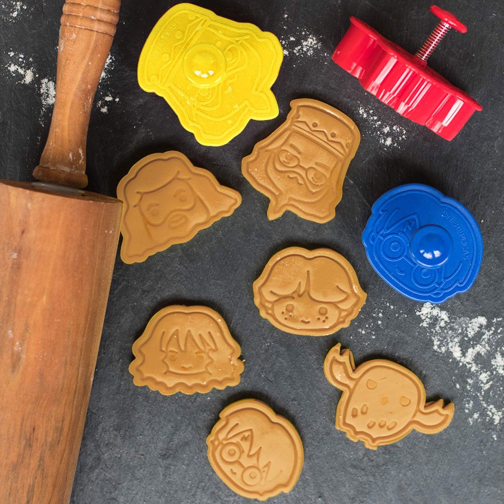 Harry Potter Ausstechformen / Keksstempel 6er-Pack Kawaii - Versand: 5-7 Tage nach Bestellung