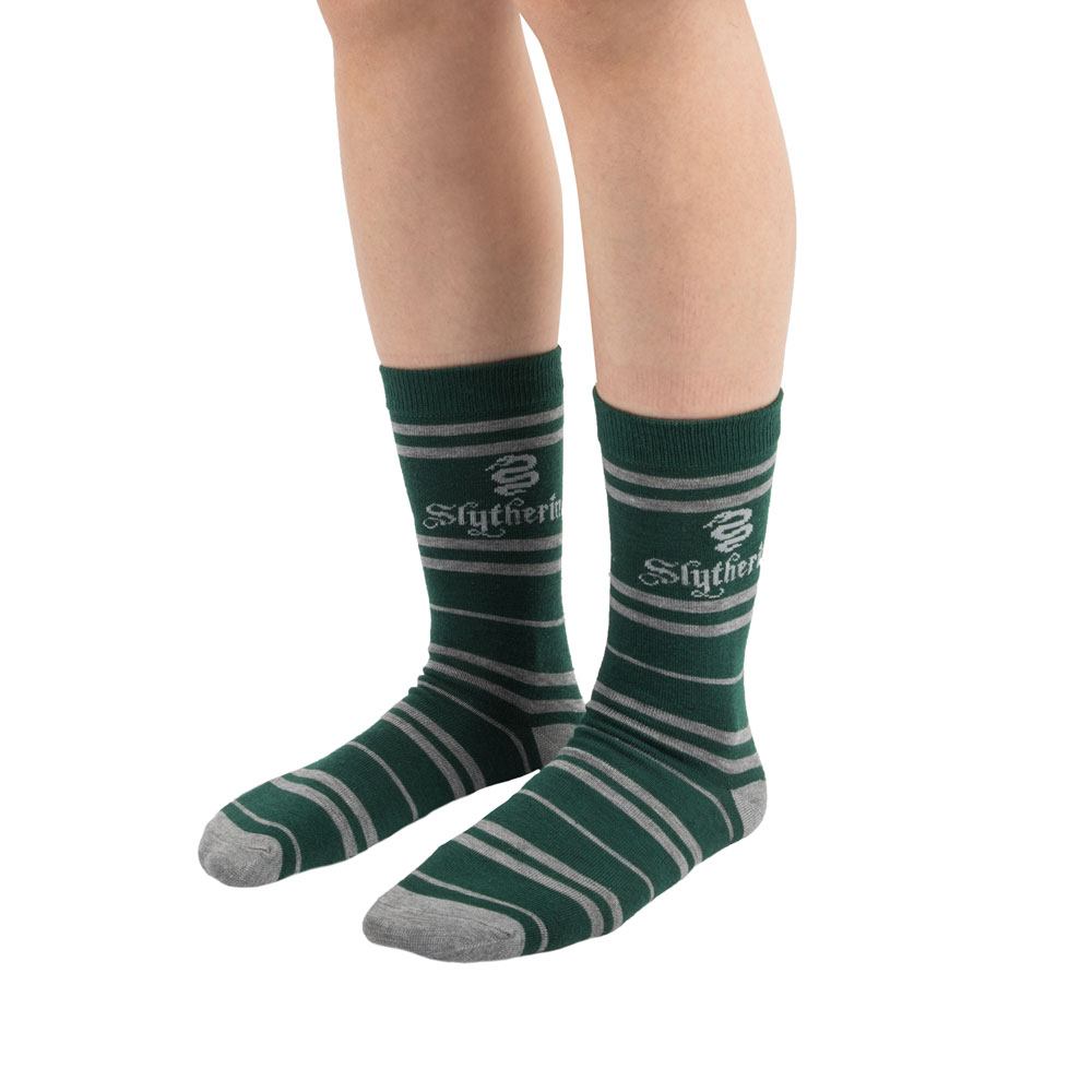 Harry Potter Socken 3er-Pack Slytherin  - Versand: 5-7 Tage nach Bestellung
