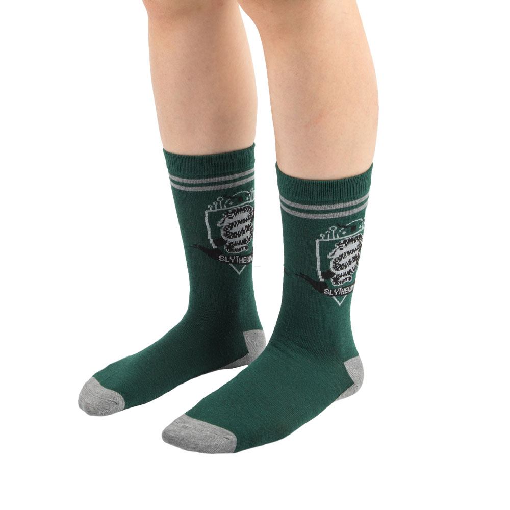 Harry Potter Socken 3er-Pack Slytherin  - Versand: 5-7 Tage nach Bestellung