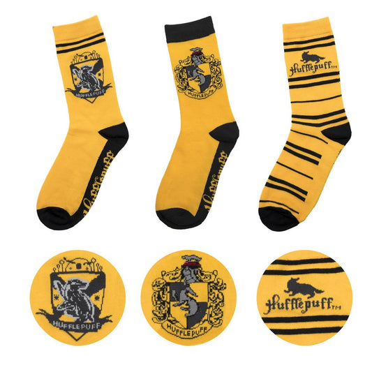 Harry Potter Socken 3er-Pack Hufflepuff  - Preorder - ETA: 24.10.2025