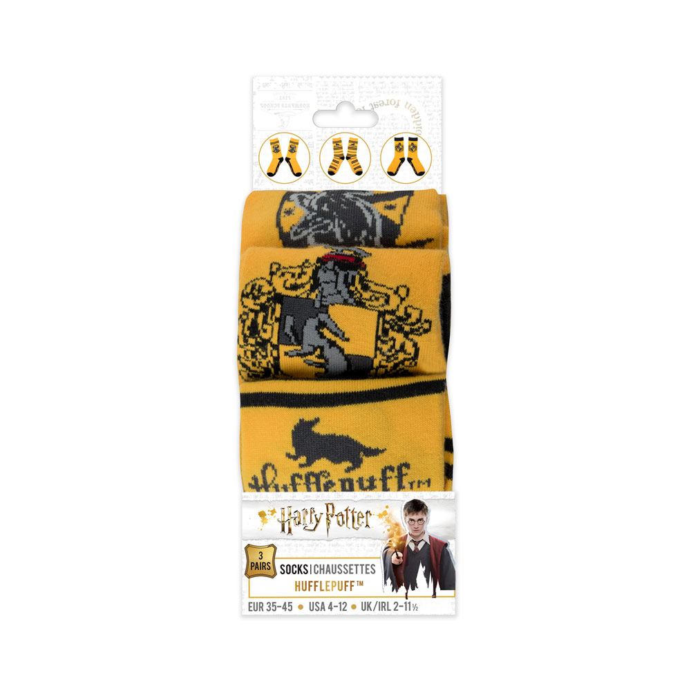 Harry Potter Socken 3er-Pack Hufflepuff  - Preorder - ETA: 24.10.2025